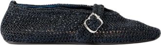 Alaia Mesh Ballerina Flats - Dames - Ballerinas - Blauw - 40 EU - Schoenen
