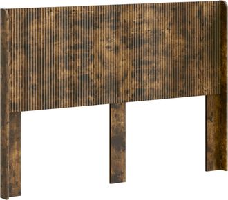 vidaXL Cabecero Roble Ahumado Madera De Ingenier&iacute;a Vidaxl