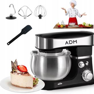 OEM Batidora Planetaria Adm De 700 W Con Recipiente De Acero Inoxidable De 3 L