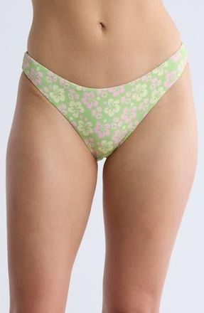Dippin' Daisy's Swimwear Nocturnal Floral Bikini Bottoms in Green Hibiscus at Nordstrom Rack, Size X-Large