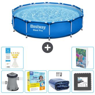 Bestway Piscina Bestway Steel Pro Redonda - 366x76 Cm - 7-piezas S285