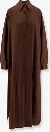 Hev&ograve; Vestito Chemisier Arigliano in lino e viscosa - HEVO - gender_Woman