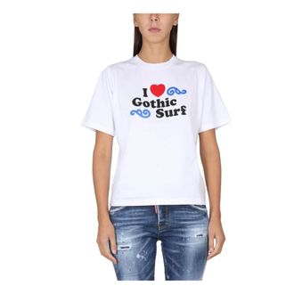 Dsquared2 Dames, Tops, Wit, Maat: S