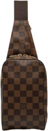 Louis Vuitton Pre-owned Cross Body Bags, male, Brown, Size: ONE SIZE Pre-owned Geronimos Shoulder Bag