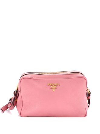 Prada Double Zip Camera Bag Vitello Daino crossbody bag - Rosa