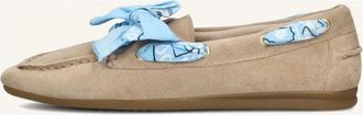 Toral Shoes Nahua Bandana Moccasin - Dames - Loafers - Beige - 37 EU - Leer - Schoenen