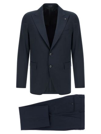 Tagliatore Virgin Wool Two-Piece Mens Suit
