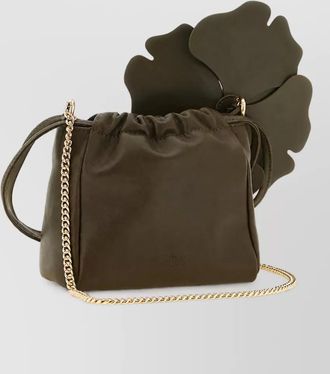 Pinko na sheepskin leather mini bag