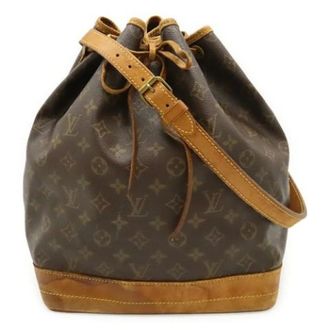 Louis Vuitton Pre-owned Bucket Bags, female, Brown, Size: ONE SIZE Pre-owned Vintage Monogram Shoulder Bag