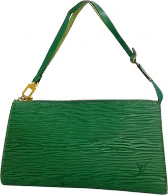 Louis Vuitton Borneo Green Pouch (Pre-Owned)