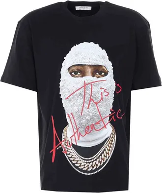 Ih Nom Uh Nit Black Authentic Mask T-Shirt