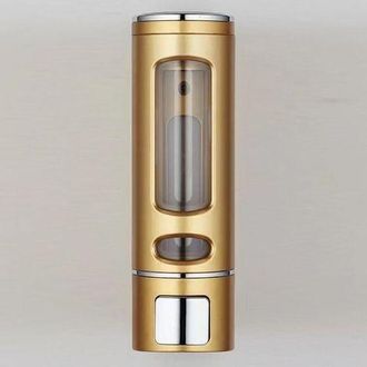OEM Dispensador De Jab&oacute;n Dorado, Dispensador De Jab&oacute;n Sencillo De 400 Ml, Dispensador De Gel De Ducha De Pared, Jabonera