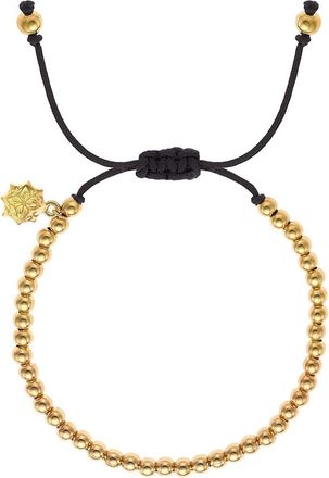 Dower & Hall Mens Black Misanga Cord Bracelet