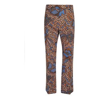 Max Mara Wide Trousers, female, Multicolor, Size: 2XS Onde Trousers