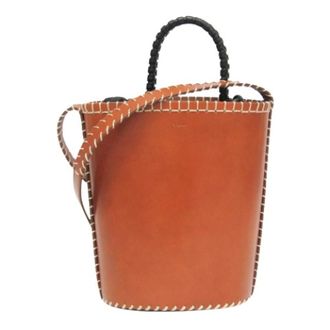 Chlo&eacute; Pre-owned Bucket Bags, female, Brown, Size: ONE SIZE Pre-owned Loela Small Bucket