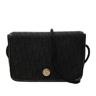 Dior Pre-owned Canvas Crossbody Bag - Dames - Pre-owned - Zwart - Maat: ONE Size