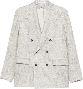 Tagliatore New York Jacket - Heren - Business blazers - Grijs - M - Leer - Kostuums