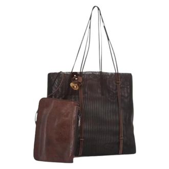 Prada Pre-owned Tote Bags, female, Brown, Size: ONE SIZE Pre-owned Vintage Tote Bag