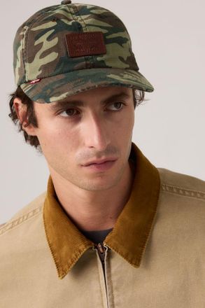 Levi's Gorra Relaxed Dad Heritage - Mujer - One Size - Verde / Phalarope Camo Print V2 Demitasse