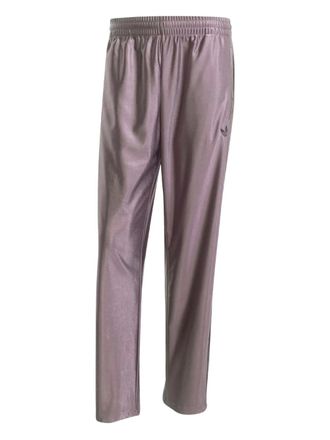 adidas elasticated stripe track pants - men - Recycled Polyester - L - Purple