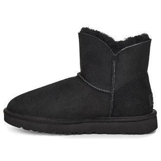UGG (WMNS) UGG Bailey Zip Mini Fleece Lined Black 1112481-BLK
