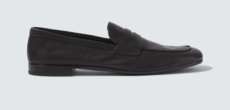Prada Leather penny loafers