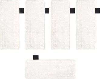 OEM Juego De 5 Almohadillas De Microfibra Compatibles Con Las Limpiadoras A Vapor Karcher Easyfix Sc2, Sc3, Sc4 Y Sc5. Almohadillas De Repuesto Para Mopas