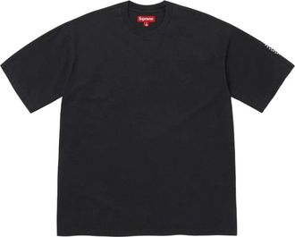 SUPREME FW26 Checkerboard Intarsia S/S Top Black SUP-FW26-061-BLK