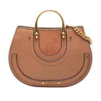 Chlo&eacute; Pre-owned Pixie Mini Bag - Dames - Vintage Mini Tas - Bruin - ONE Size - Su&egrave;de - Vintage