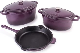 Berghoff Neo 5-Piece Cast Iron Set in Purple at Nordstrom Rack