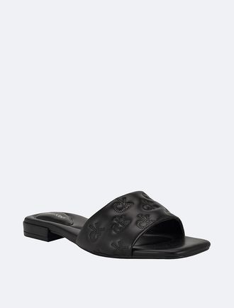 Calvin Klein Womens Womens Travern Sandal - Black - 8