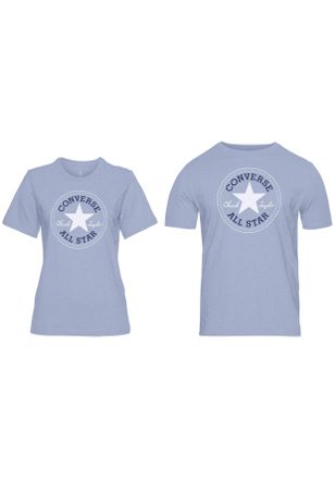 Converse T-Shirt CONVERSE UNISEX CONVERSE GO-TO ALL STAR PATCH LOGO STANDARD FIT T-SHIRT, Damen, Gr. XXL, beige (wet stone), Single Jersey, Obermaterial: 100% 