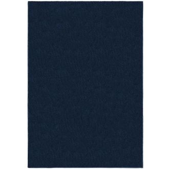 Novatrend Alfombra gruesa de sal&oacute;n moderno azul 80x150 cm