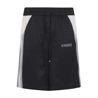 Amiri Casual Shorts, male, Black, Size: XL MA Quad Panel Short