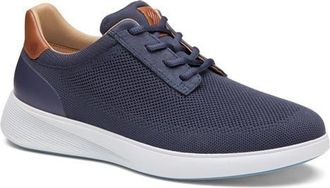 Johnston & Murphy Ackerson Knit Plain Toe Sneaker in Navy Knit at Nordstrom, Size 10.5