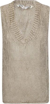Comme Des Gar&ccedil;ons V Neck Gilet Sweater