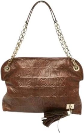 Louis Vuitton Pre-owned Shoulder Bags, female, Brown, Size: ONE SIZE Pre-owned Wish Shoulder Bag