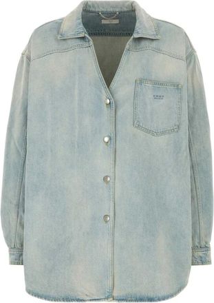 1989 STUDIO Denim Overshirt - Heren - Spijkeroverhemden - Blauw - M - Denim - Overhemden