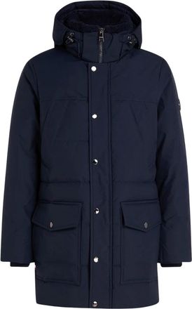Tommy Hilfiger Hombre, Abrigos, Azul, Talla: L