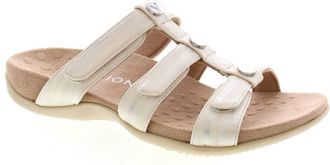 Vionic Womens Rest Amber Slide Sandal In White