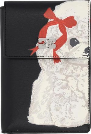 Ganni Wallets & Cardholders, unisex, Multicolor, Size: ONE SIZE Dog-Print Wallet