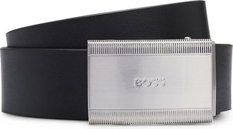 HUGO BOSS Jan Fine-Grain Leather Belt
