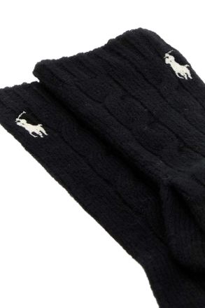 Polo Ralph Lauren Wool Blend Gloves - Black