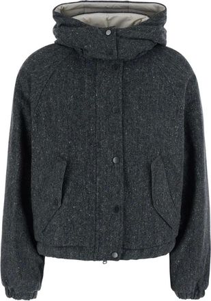 Brunello Cucinelli Mujer, Chaquetas, Gris, Talla: XS