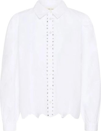 Cream Shirt - Dames - Overhemden - Wit - L - Overhemden