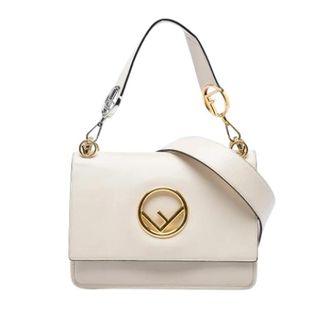 Fendi Pre-owned Satchel - Dames - Vintage Schoudertas - Wit - ONE Size - Leer - Vintage