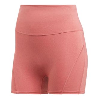 adidas (WMNS) adidas Yoga Studio Luxe Fire Super-High-Waisted Short Leggings Pink HS8812