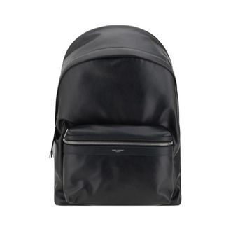 Saint Laurent Luxury Leather Backpack with Adjustable Straps