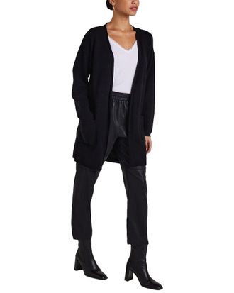 Bella Dahl Simple Wool & Cashmere-Blend Cardigan