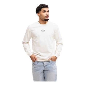 Emporio Armani Hombre, Sudaderas, Blanco, Talla: M